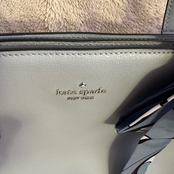 Kate Spade Tote in excellent condition. Baby blue with Reilly. - Picture 2 of 6